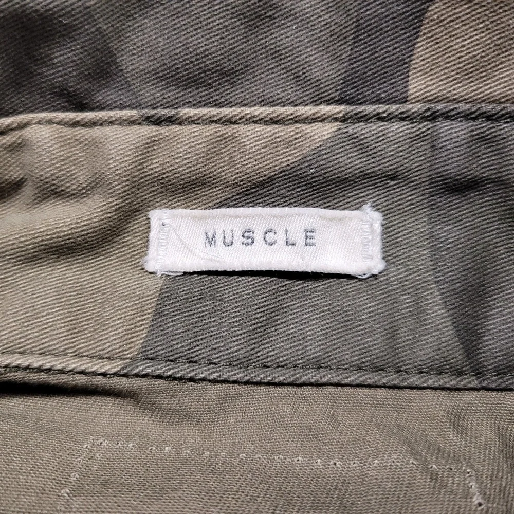 Abercrombie & Fitch Jacket Mens Large Woodland Camo Military Cruel Wolf‎ Muscle